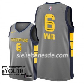 Kinder NBA Memphis Grizzlies Trikot Shelvin Mack 6 2018-19 Nike City Edition Grau Swingman